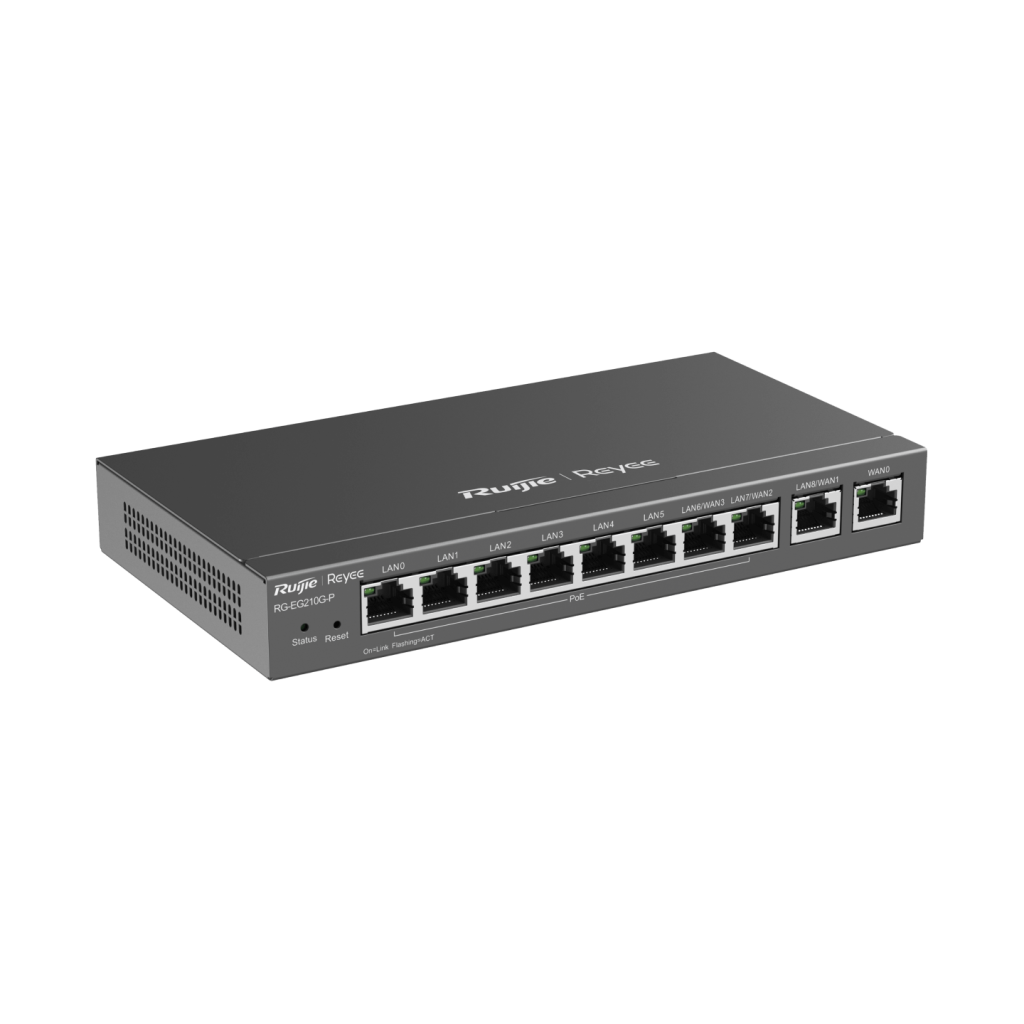 Ruijie RG-EG210G-P: Router PoE lý tưởng cho doanh nghiệp nhỏ Ruijie RG-EG210G-P