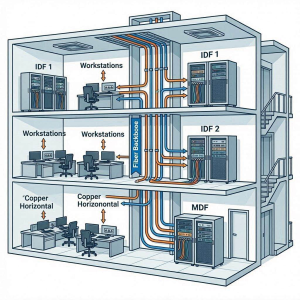 Giải Pháp Cabling Kết Cấu Hoàn Chỉnh RM Cho Tòa Nhà Văn Phòng