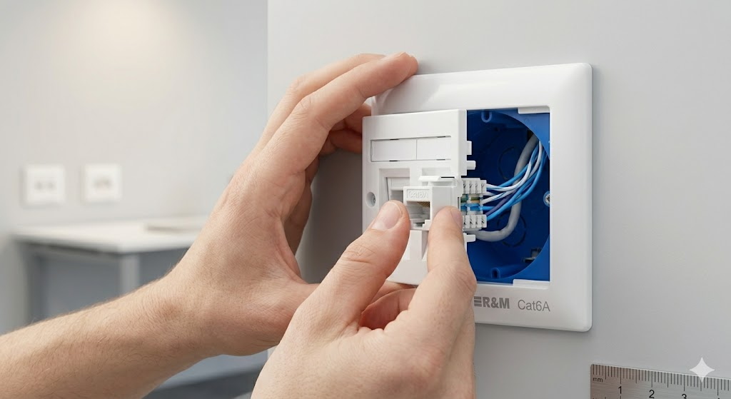 Mặt nạ ổ cắm mạng RM 795068 - Điểm Kết Nối Mạng Hoàn Hảo Cho Mọi Không Gian Mặt nạ ổ cắm mạng RM 795068 Hiện Trường