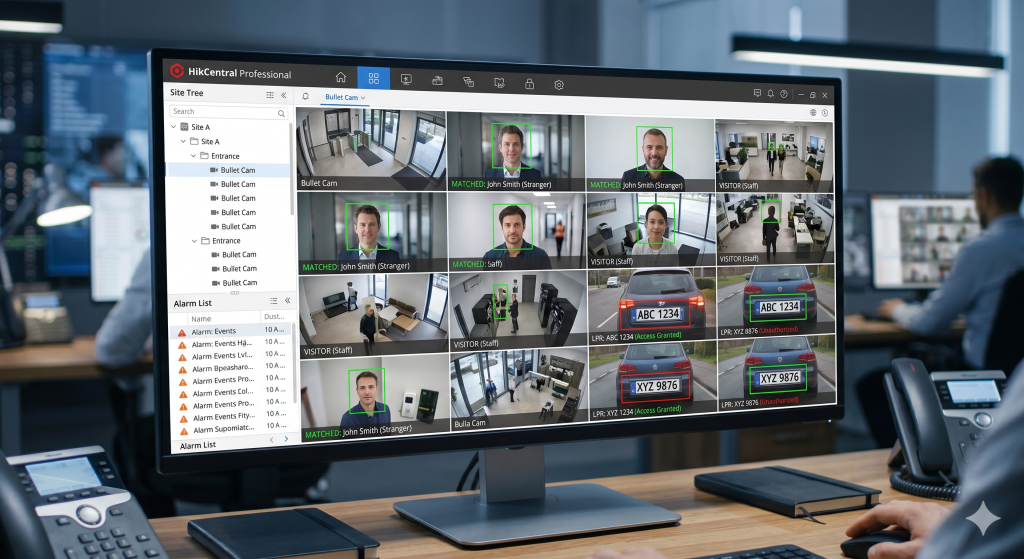 HikCentral Professional VMS license Hikvision quản lý tập trung enterprise camera