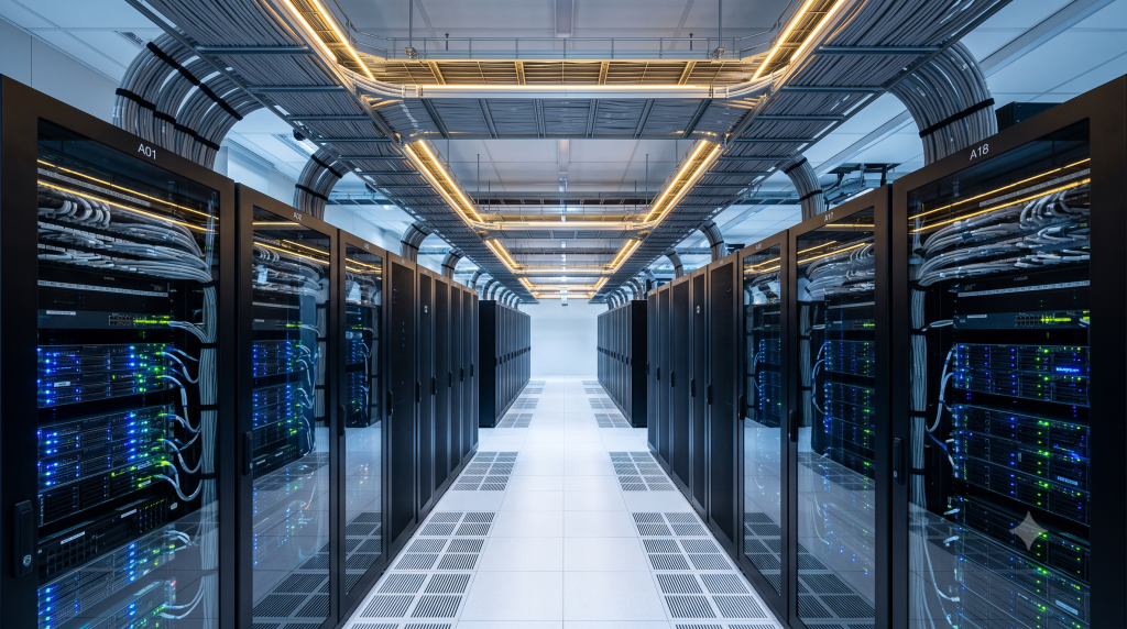 Cáp RM Cat6A cho trung tâm dữ liệu: 10 Gigabit chuẩn Thụy Sĩ trong phòng máy Cáp RM Cat6A cho trung tâm dữ liệu và phòng server 10G tại AlphaTek